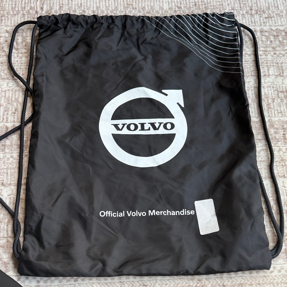Black Drawstring Bag Volvo